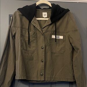 Vans Olive Green Hooded Jacket